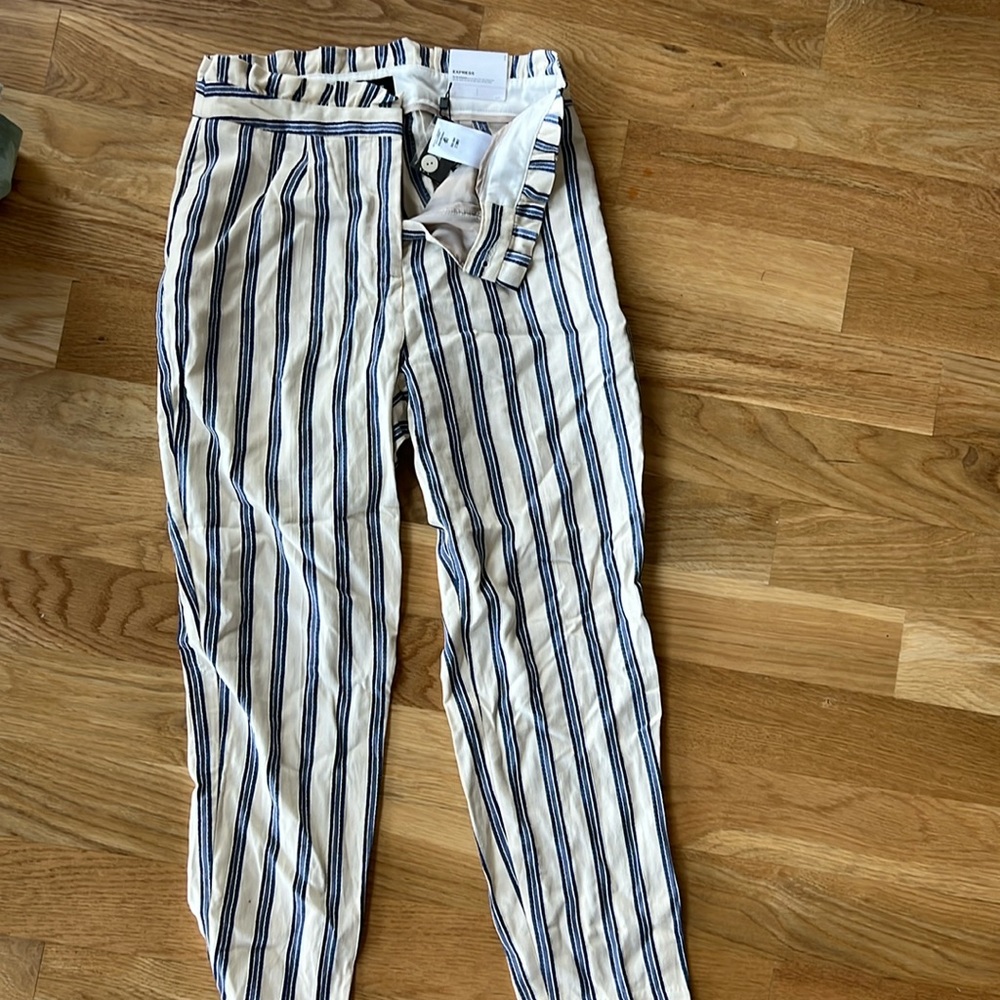 Express ankle highrise pant petite